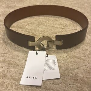 Reiss leather belt